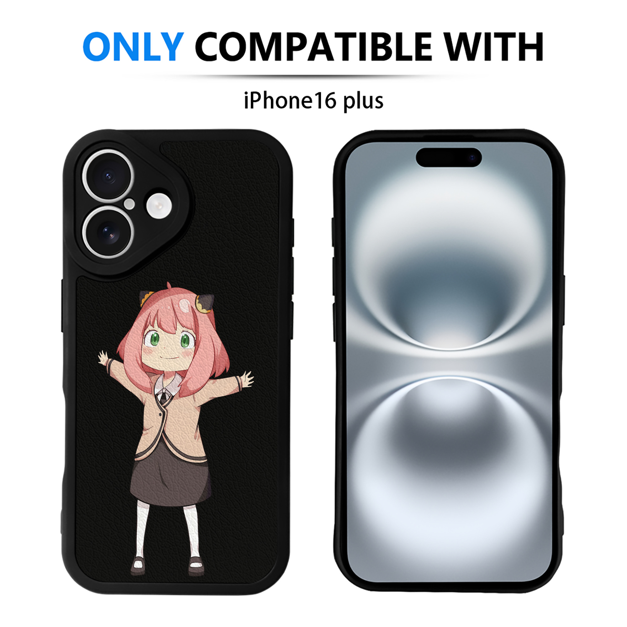 （画像用） SPY×FAMILY间谍家家酒 【iPhone 16シリーズ対応】シリコンスマホケース（レザー調） 材質：シリコン